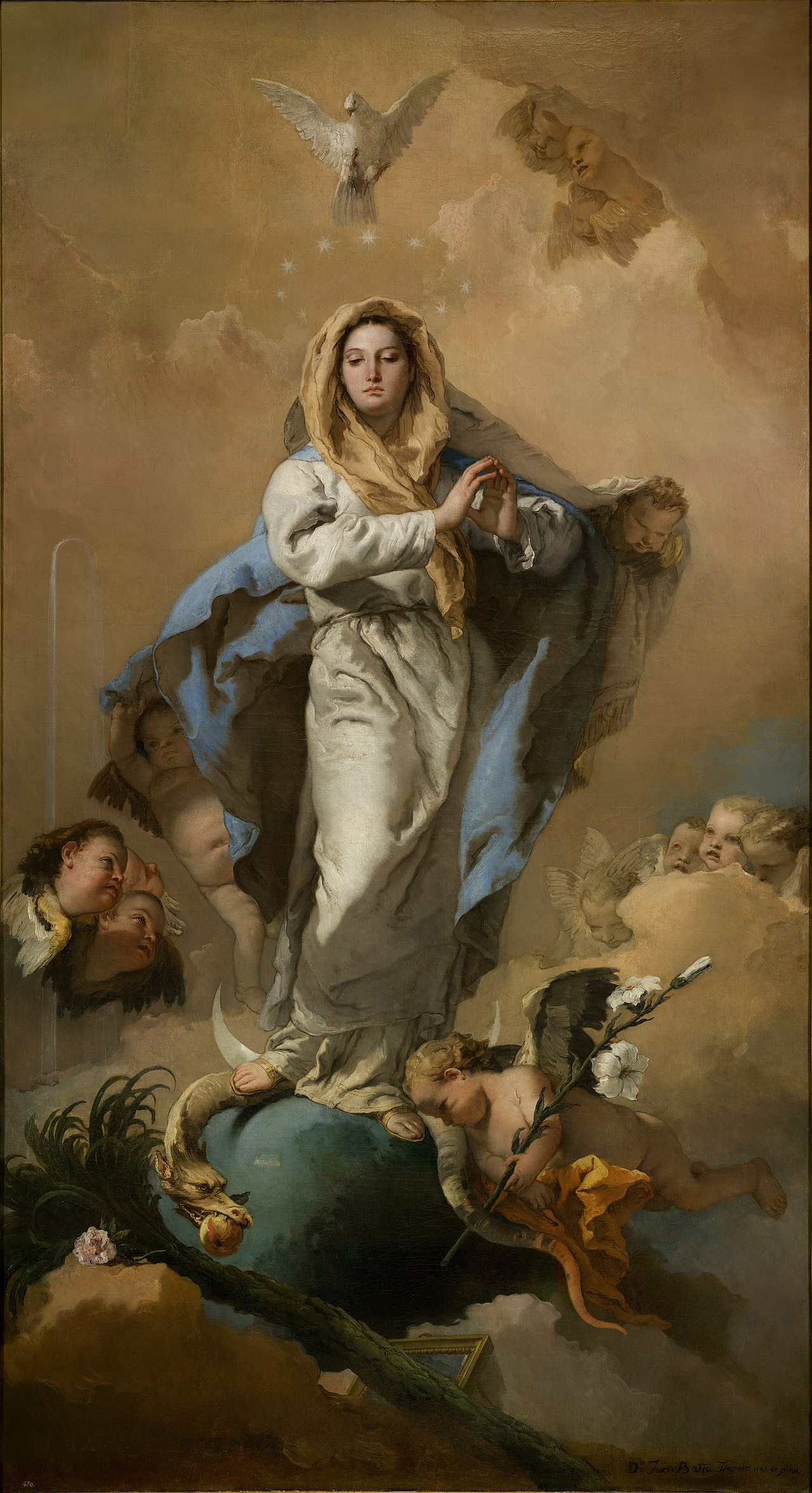 Immacolata Concezione del pittore veneziano Giovanni Battista Tiepolo a cura di Alessio Fucile Storico dell’arte