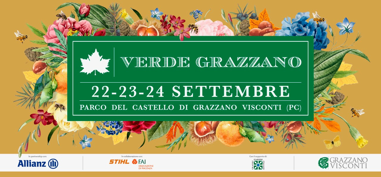 Verde Grazzano 2023 Parco del Castello di Grazzano Visconti (Pc) dal 22 al 24 settembre 2023