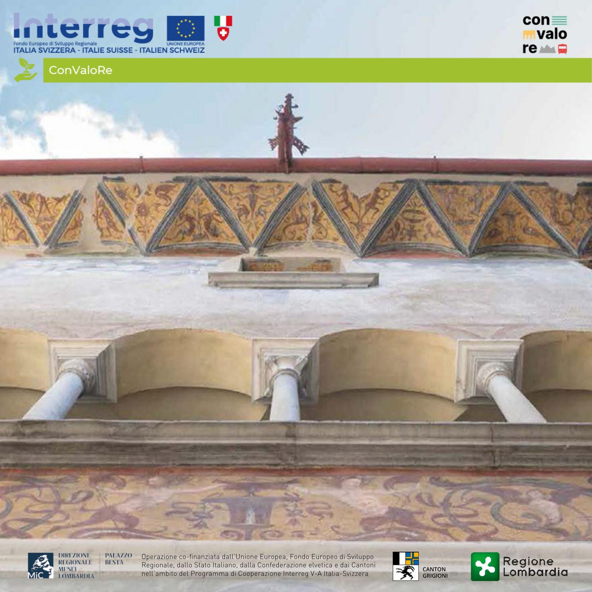 IL CORTILE SVELATO. Presentazione del restauro della parete est Teglio (So), Museo di Palazzo Besta