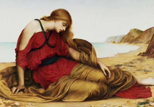 Ariadne_in_Naxos,_by_Evelyn_De_Morgan,_1877