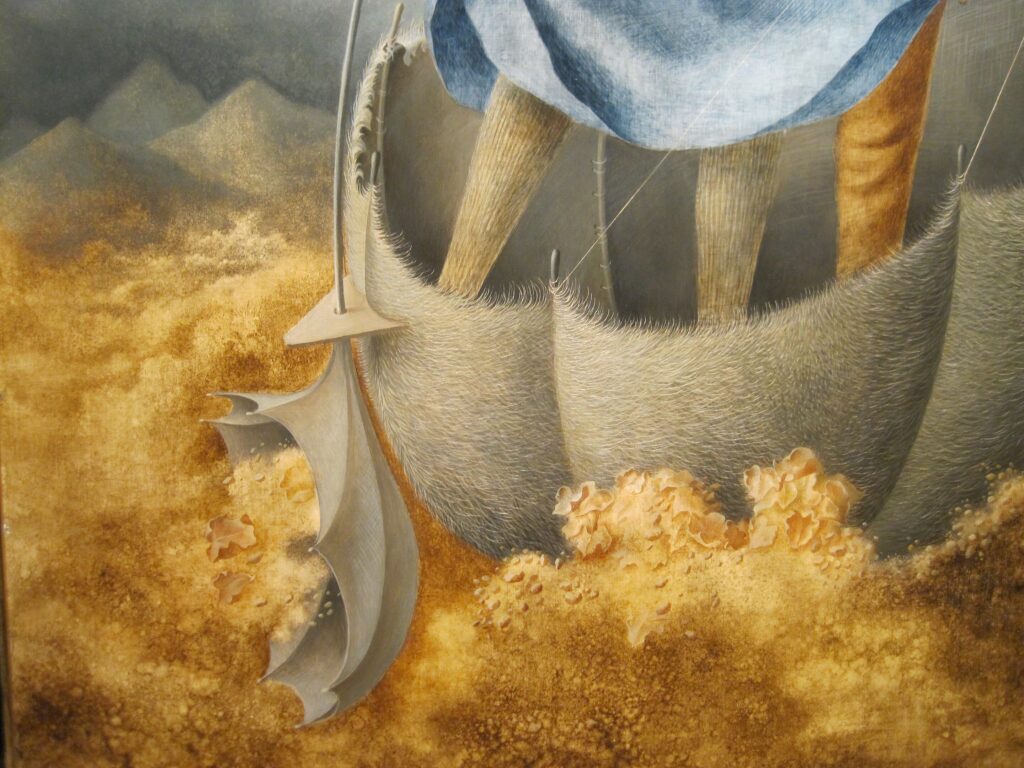 Detail_from__La_Huida__Remedios_Varo_1961_(18813895620)